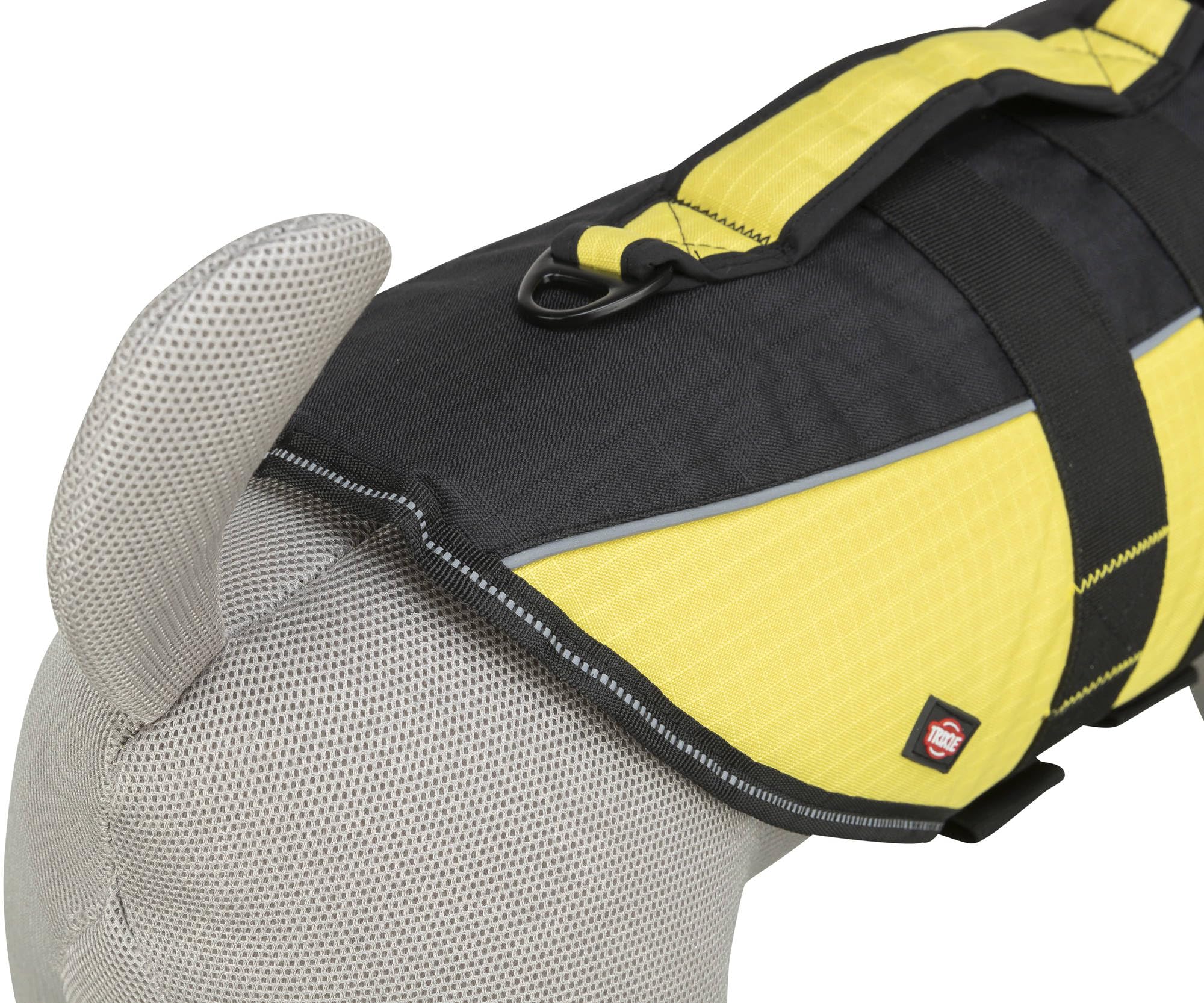 TRIXIE Gillet de Flottaison pour Chien en Polyester L Jaune/Noir 1 Unité
