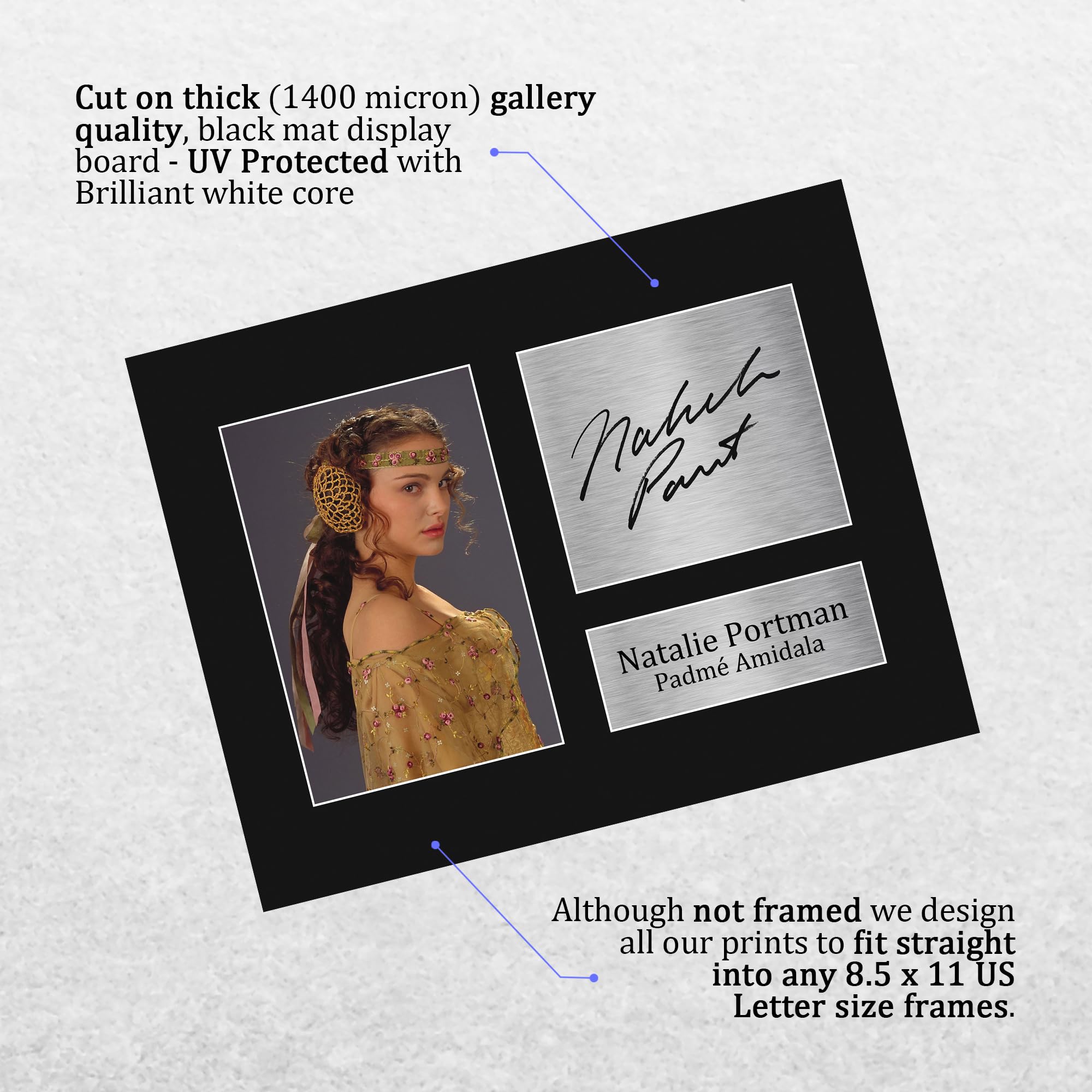 Amazon.com: HWC Trading Natalie Portman Gifts Signed Printed