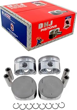 DNJ P533 Piston Set Standard for 2010-2013 Suzuki SX4 2.0L L4 16V DOHC 1997cc