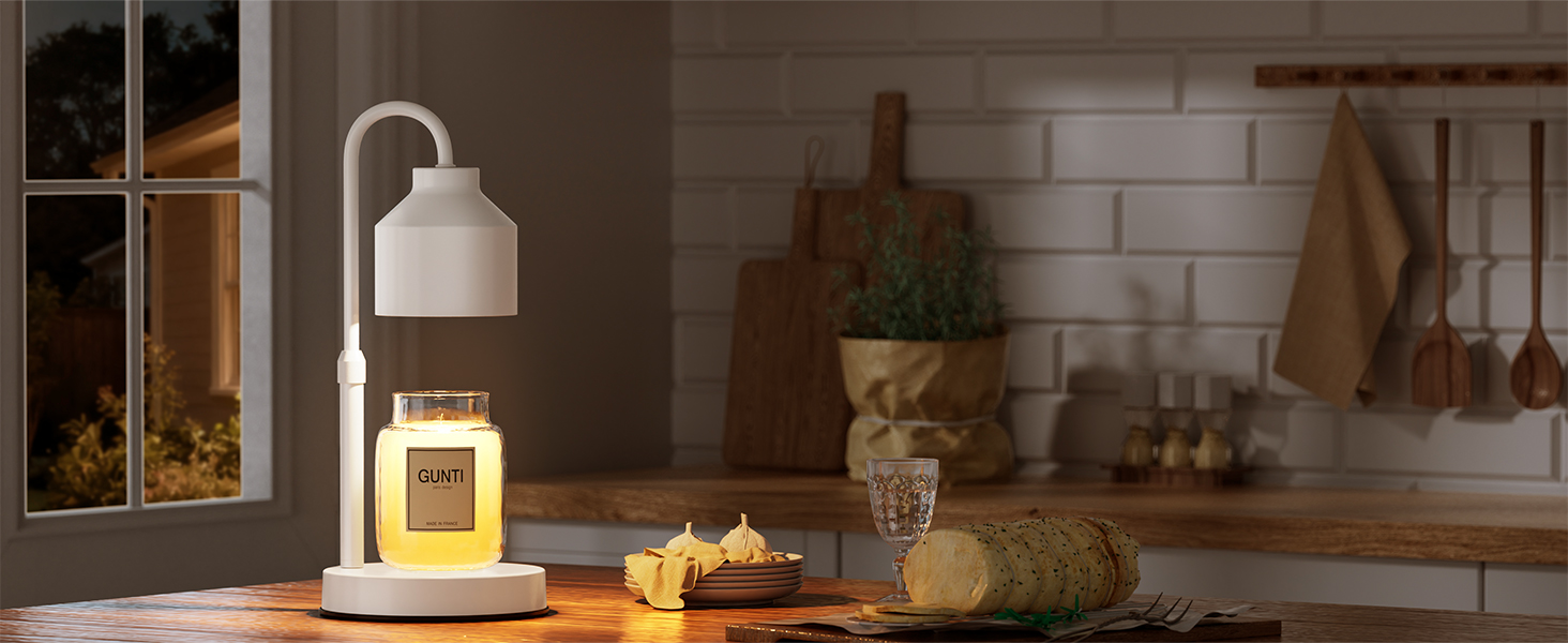 Amazon.com: LISUNAR Electric Candle Warmer Lamp White, Candle Lamp