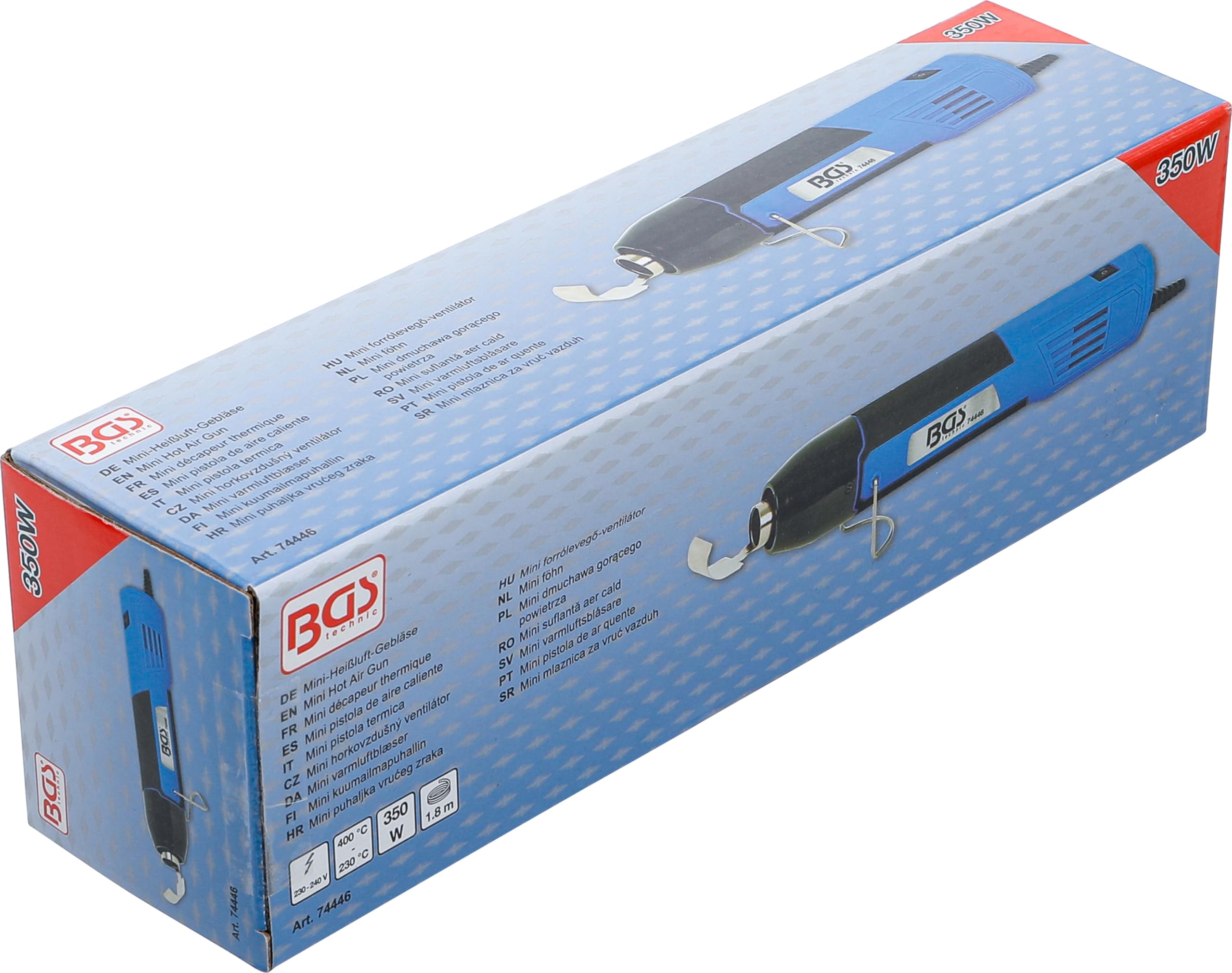 BGS 74446 | Mini pistola de aire caliente | 350 W