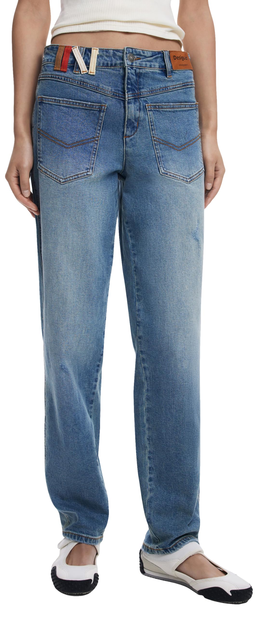 Desigual Denim_CLOE, 5053 Denim MEDIUM WASH, 40
