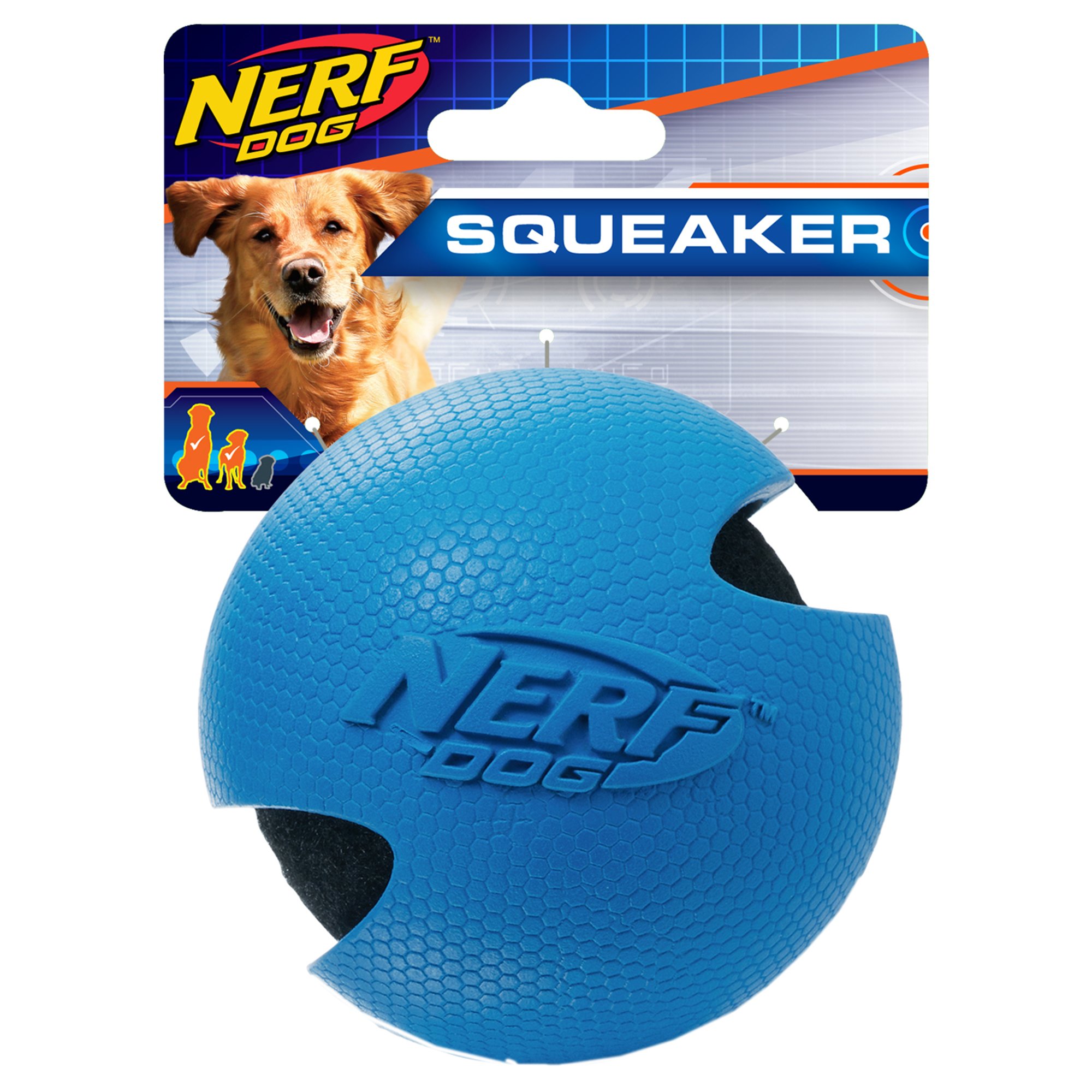 Nerf Dog Classic Rubber Wrapped Tennis Ball Dog Toy, Lightweight, Durable  and Water Resistant, Inches, For Small/Medium/Large Breeds, Single Unit