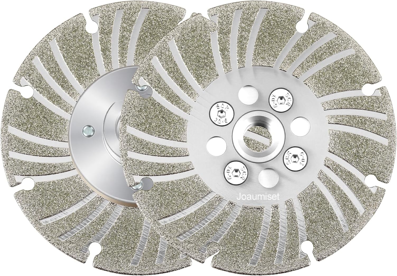 Angle Grinder Diamond Cutting Wheel 5/8"-11 Threaded Arbor Electroplated Blade, Durable High Efficiency, Wet/Dry Use for Metal, Steel, Concrete, Stone & Tile (4.5in)