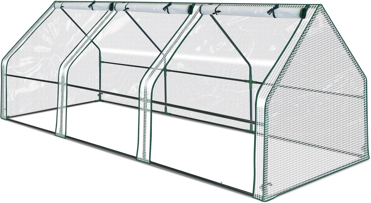 BenefitUSA Garden Flower Greenhouse Portable Mini Greenhouse House Yard for Plants/Vegetables (3'x7.9'x3')