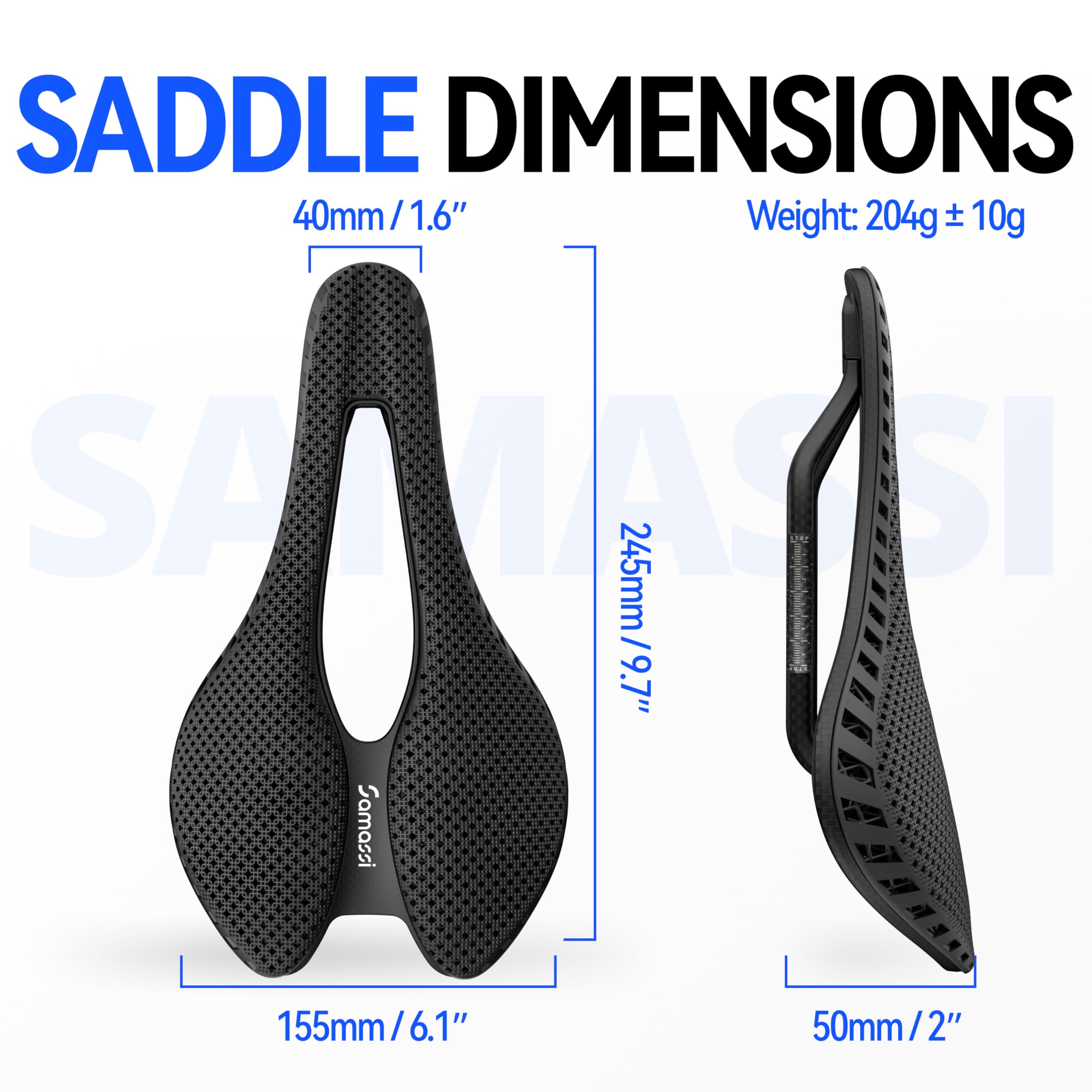 Amazon | Samassi (サマッシ) バイクシート 3Dプリント自転車サドル