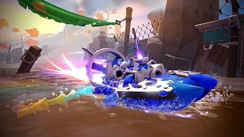 Vista 4 de Skylanders Superchargers Vehicles Power Blue - Splatter Splasher Character Pack