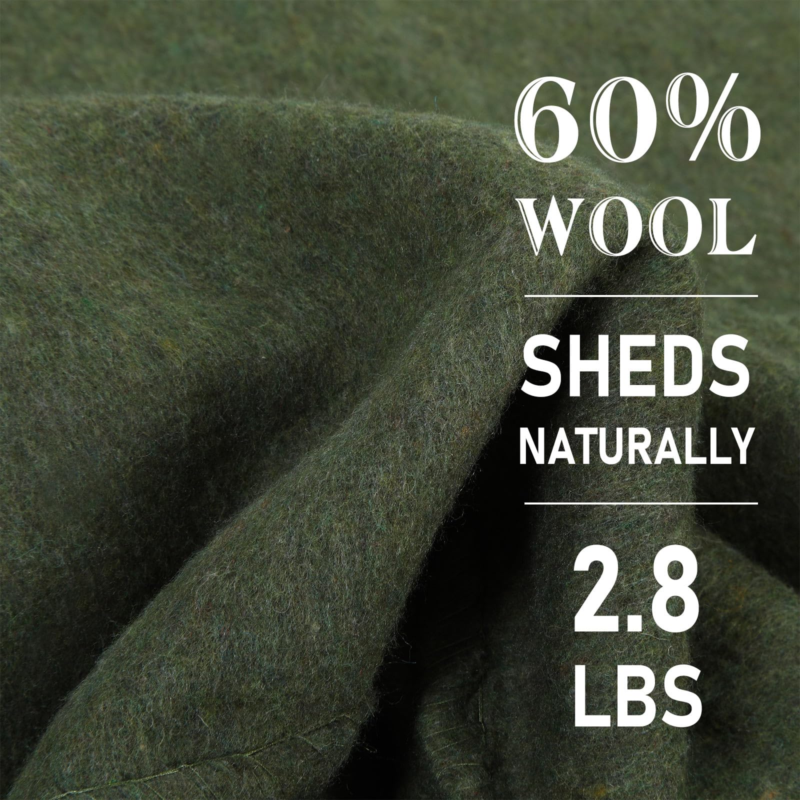 Preboun 3 Pieces First Aid Fire Retardant Blanket Military Blanket 60