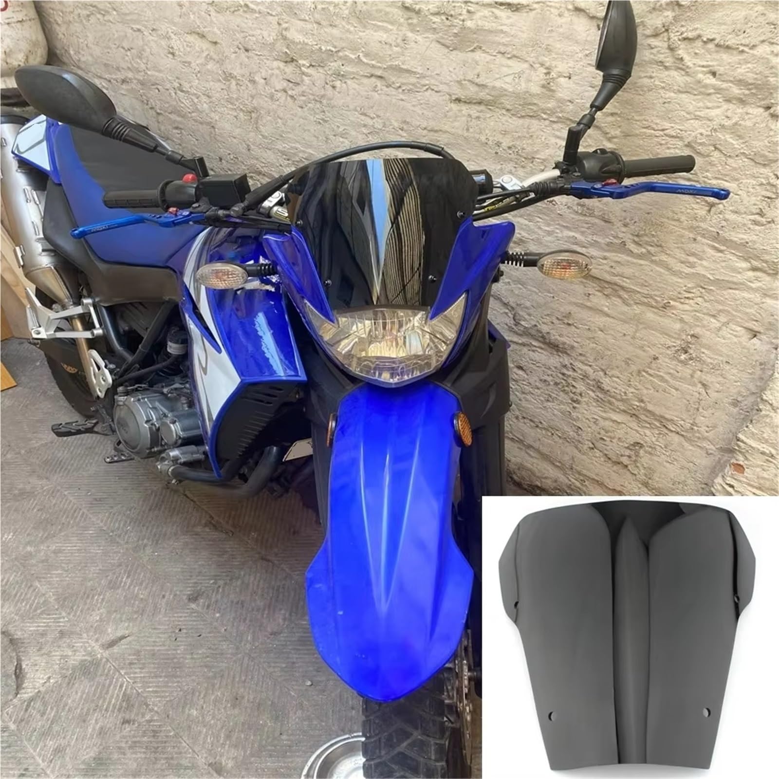 Cupolino Touring Per XT660 Per XT660R 2004-2016 Deflettori D'aria Anteriori Visiera Contachilometri Visiera Parabrezza Parabrezza Per Moto Fumé Parabrezza Deflettore Moto