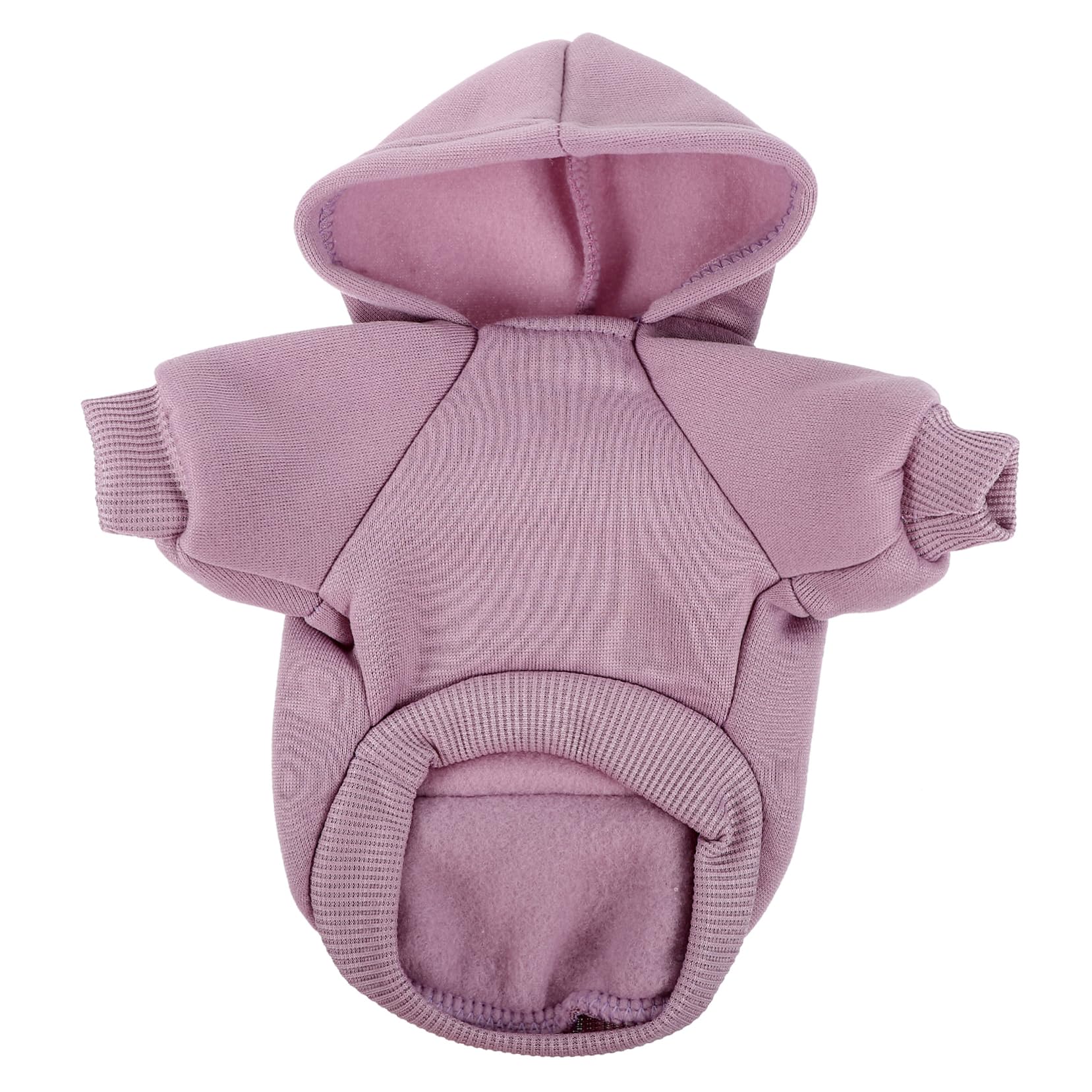 Happyyami Dog Hoodie Sweatshirt Lightweight and Warm Keeping Clothes for Dogs Adorable Jumpsuit for Outdoor Activities and Winter Wear S