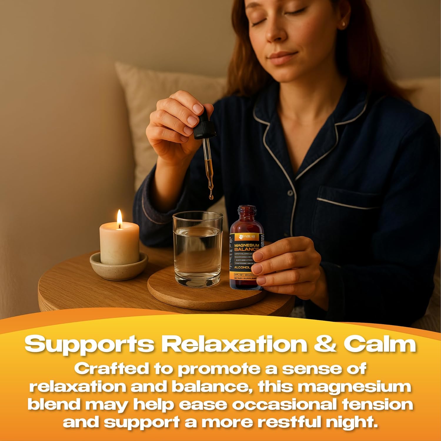 Magnesium Balance Liquid Extract - Maximized Absorption Glycinate Complex Supplement to Support Stress Relief, Night, Heart Health, Nerves and Muscles - 4 Fl Oz - Image 4