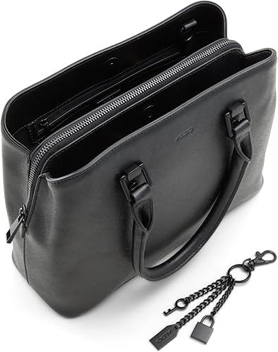 Miniatura 9 de ALDO Womens Legoiri Tote Bag Negro/Negro, Negro/Dorado, Negro/Plateado, Bone, Marrón claro, Azul Marino Multicolor, Rojo