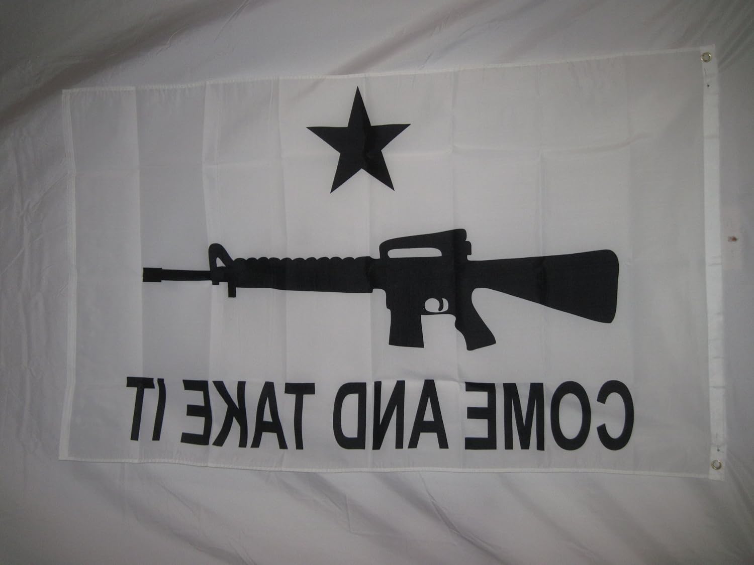 KEXMY Come and Take It M16 Ar15 Carbine Rifle Gun Flag 3 X 5 3x5 New in Package Rebel