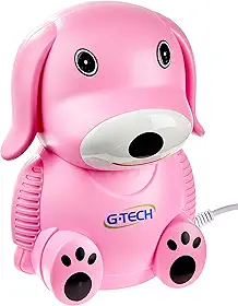G-Tech Inalador Nebulizador Nebdog Bivolt Rosa