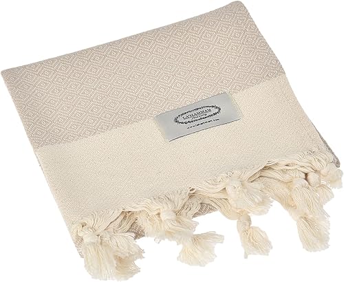 Miniatura 3 de La Hammam - Juego de 2 toallas de mano turcas de 18 x 36 pulgadas, algodón, ultra suaves, absorbentes y de secado rápido, toalla de mano decorativa