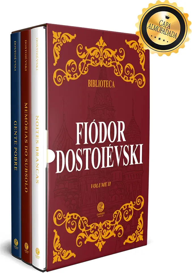 Biblioteca Dostoiévski Volume II - Box com 3 Livros - Edição de Luxo