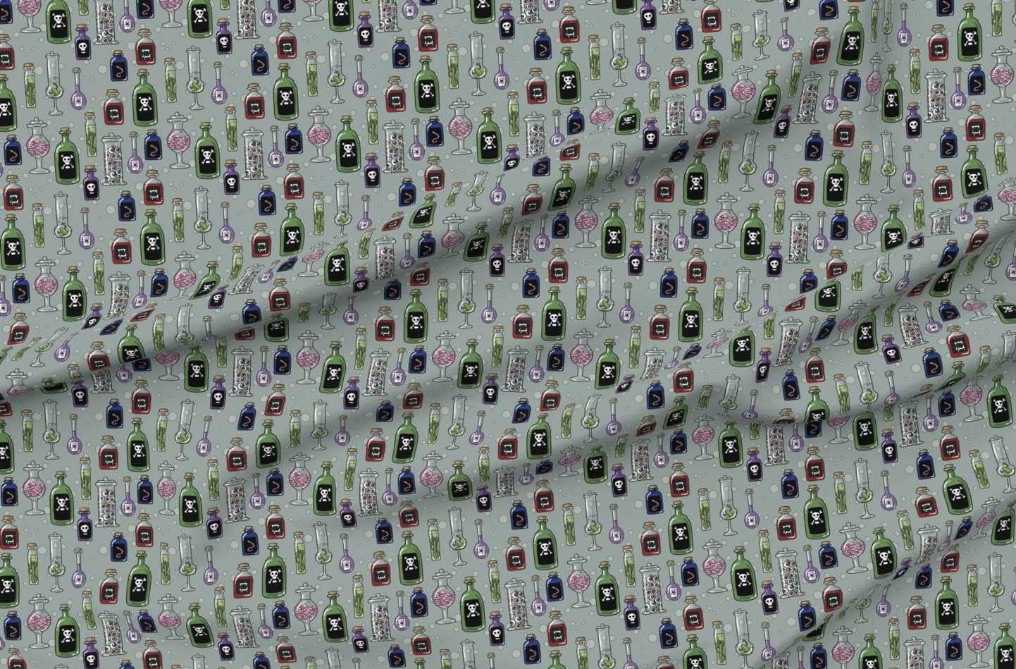 Spoonflower Fabric - Halloween Witch Witches Cute Kids Spooky Printed on Minky Fabric by The Yard - Sewing Baby Blankets Quilt Backing Plush