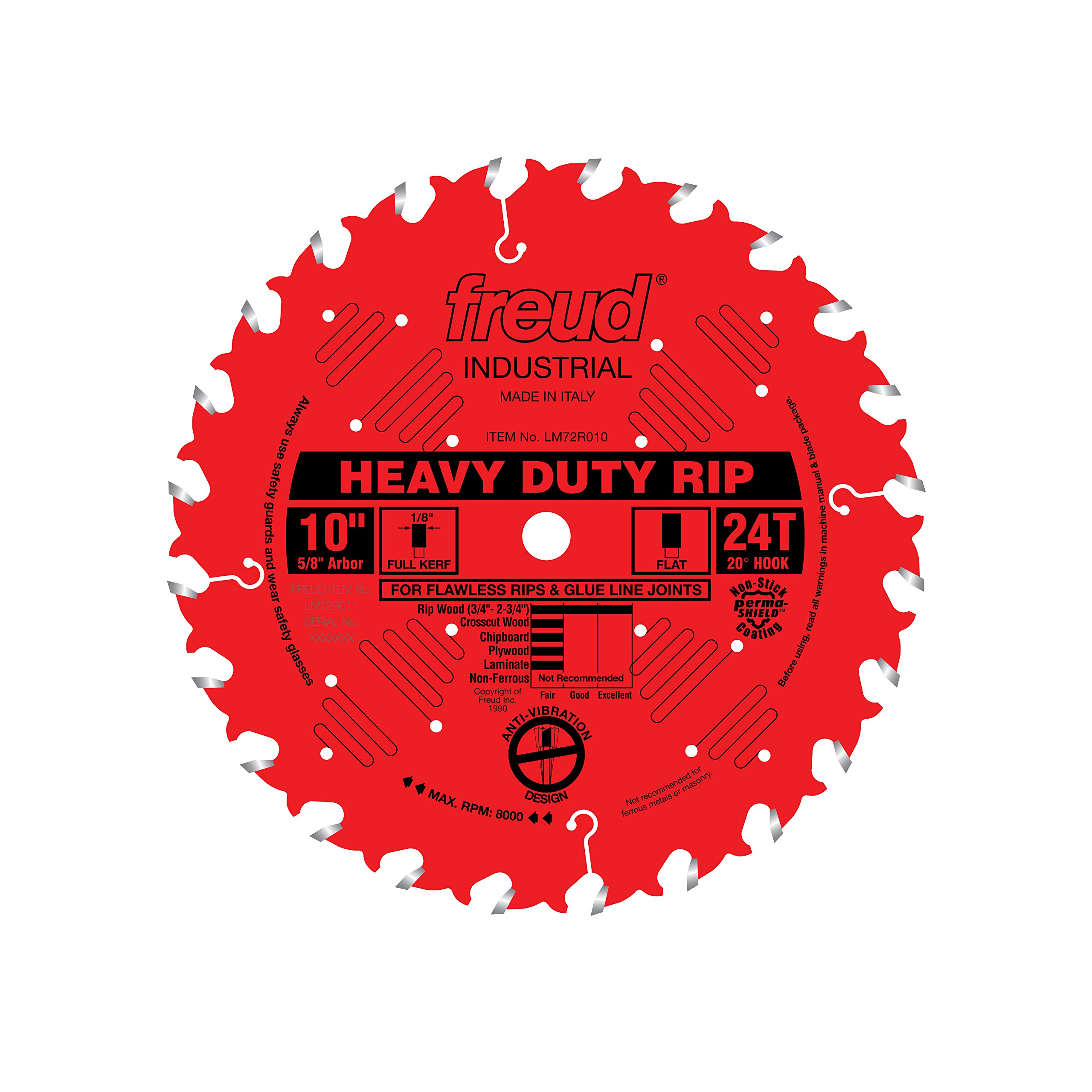 Freud America LM72R010: 10" Heavy-Duty Rip Blade