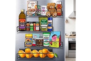 Side Fridge Storage Rack Rolling