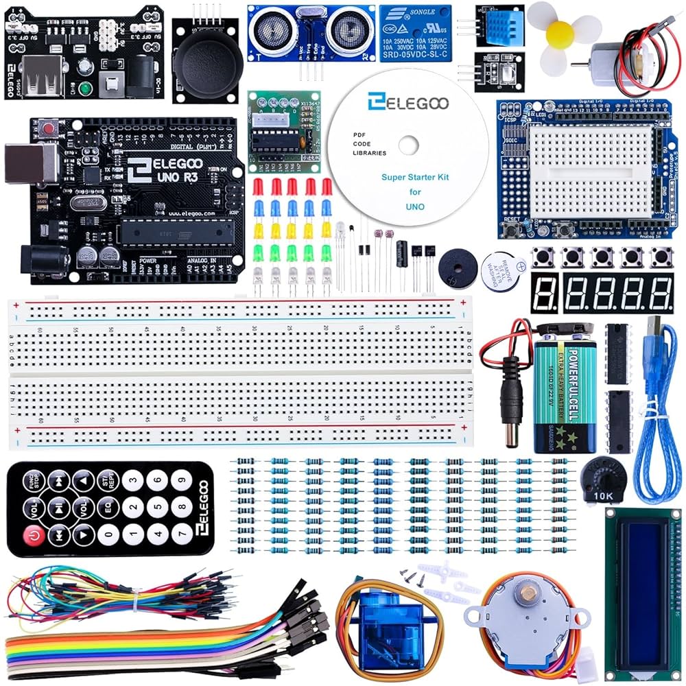 Arduinoスターターキット／アルデュイーノ　ケース付き Amazon | KEYESTUDIO スマートホーム 組み立て スターターキット