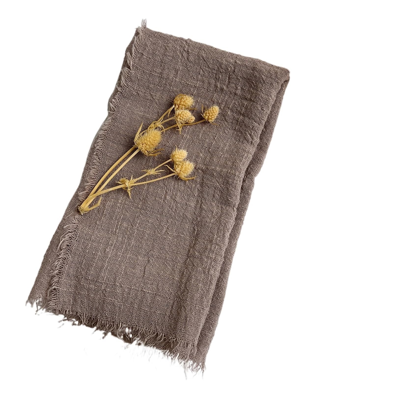 Cotton Gauze Napkins Retro Rustic 32x32cm 6PCS for table