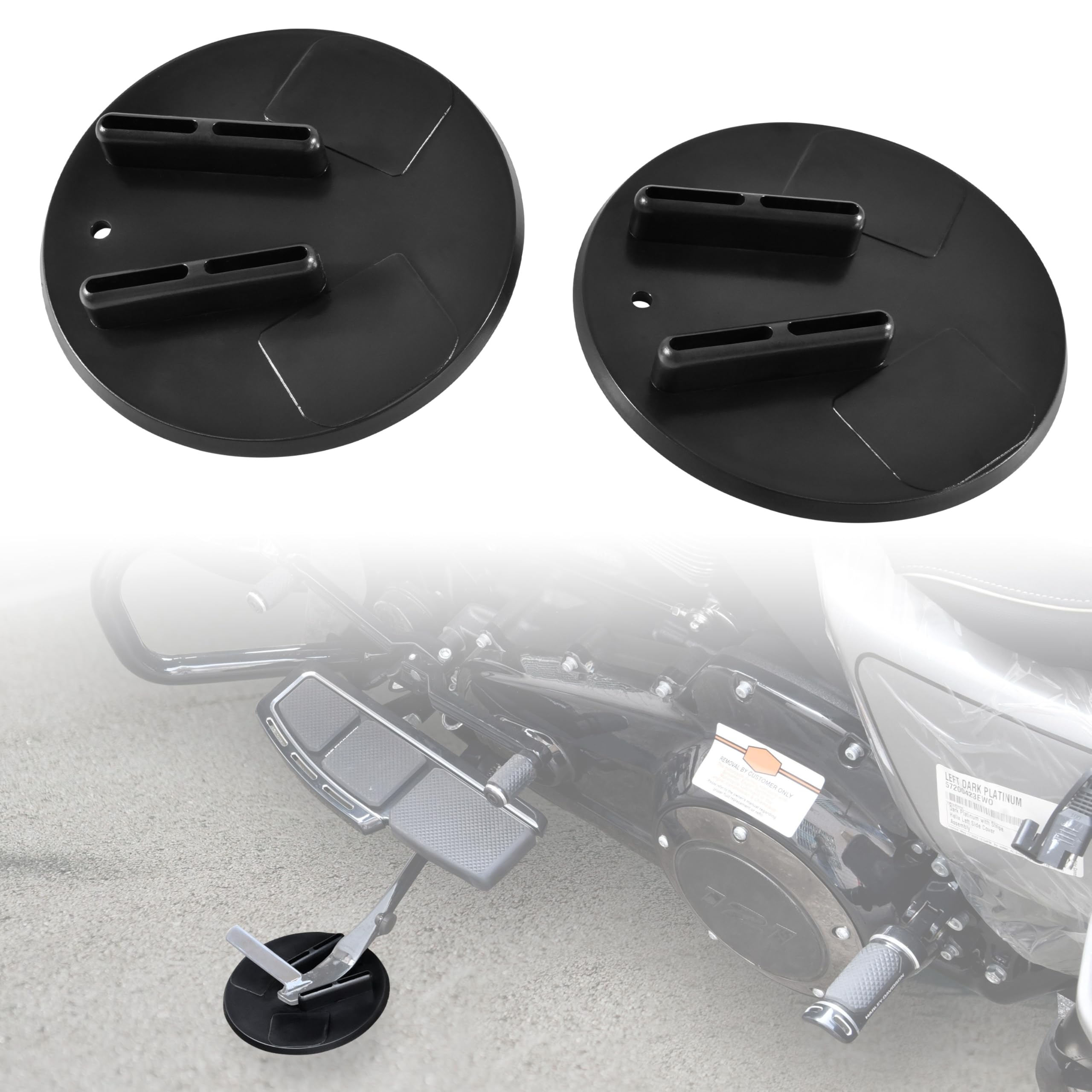 Amazon.com: VEISUTOR Jiffy Stand Coaster, Motorcycle