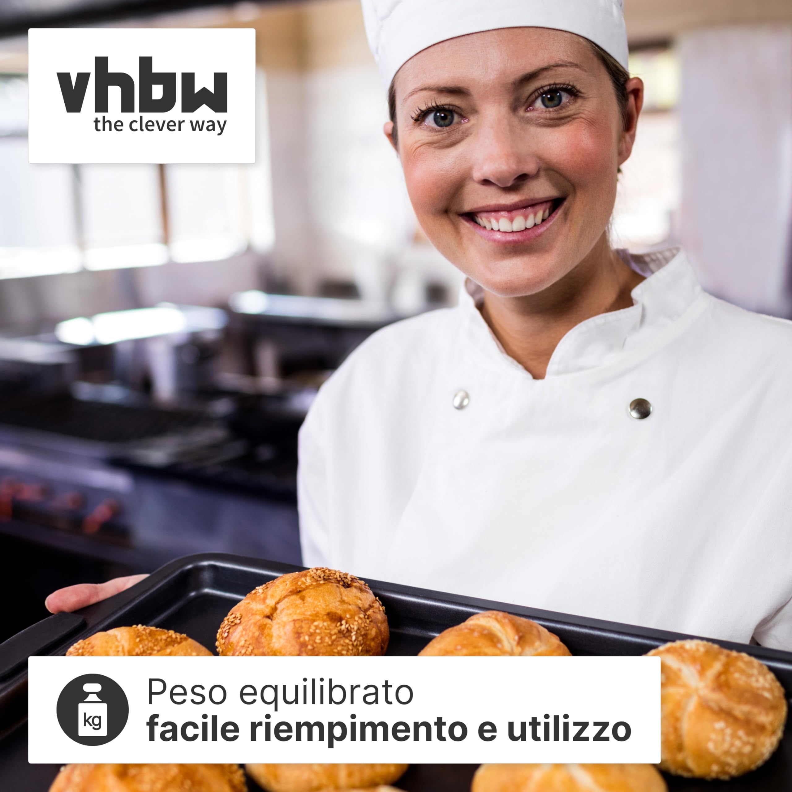 vhbw teglia compatibile con Zanussi ZOB20301XV, ZOB21301BK, ZOB21301XK, ZOB21601XV, ZOB236X, ZOB240X, ZOB300X, ZOB346X forno - 42,2 x 37,6 x 2 cm