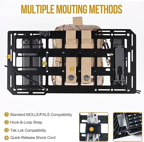 Miniatura 6 de OneTigris Car Visor Organizer - Tactical Fiberglass Sun Visor Organizer, Auto Interior Accessories for Vehicle, SUV, Truck, Multifunctional Rigid