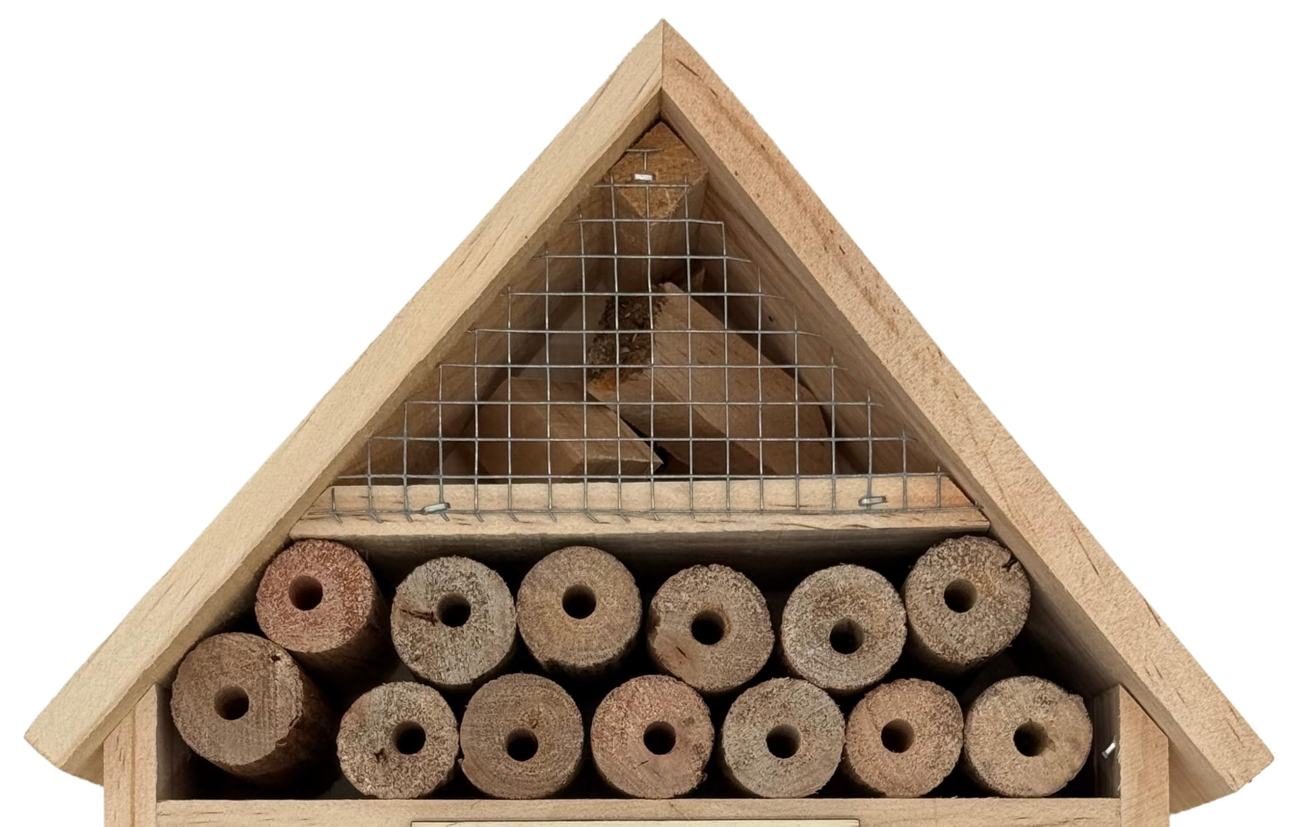 Bambelaa! Hotel para insectos pequeño hotel para insectos casa jardín para colgar Hummelhotel de madera nido