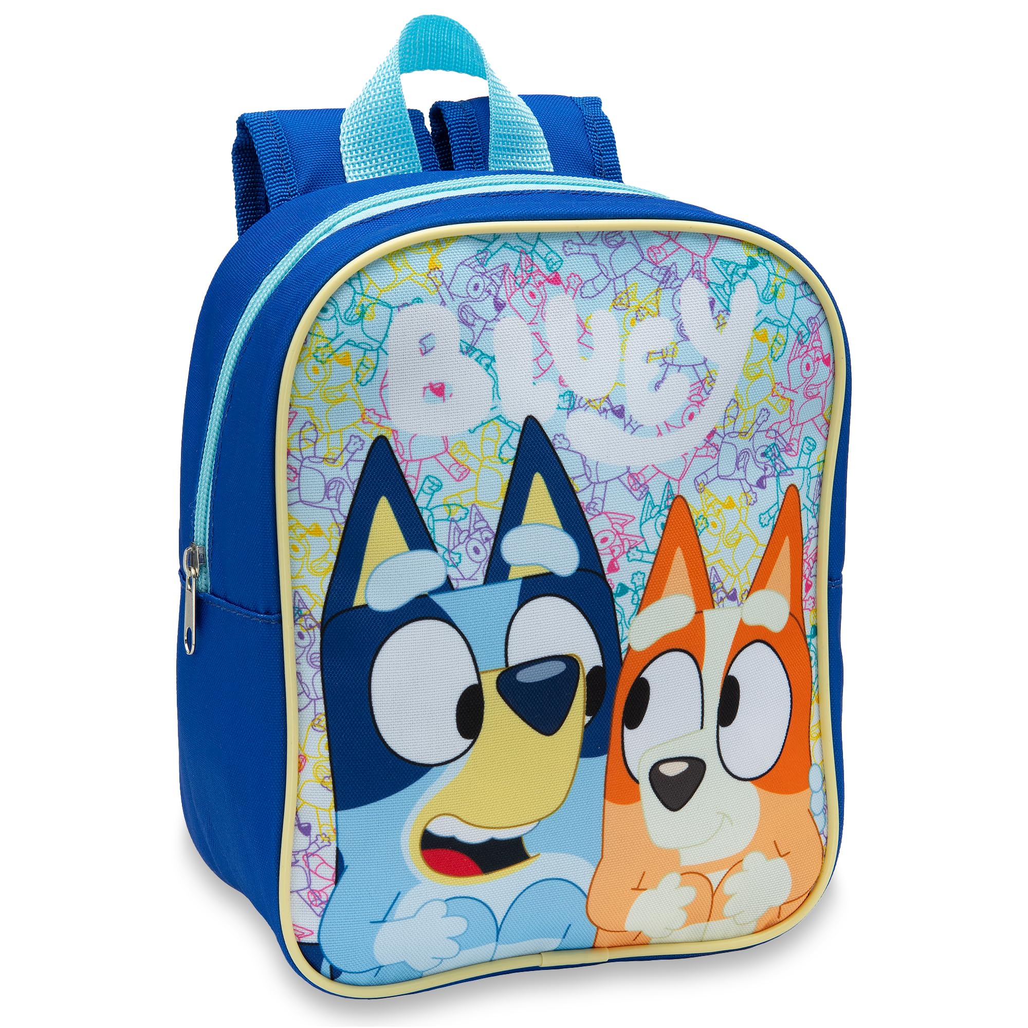 Bluey Unisex Kids Blue Y Kids Backpack Preschool Bag Toddlers Boys & Girls Mini Nursery Rucksack - Ages 1-3 Years