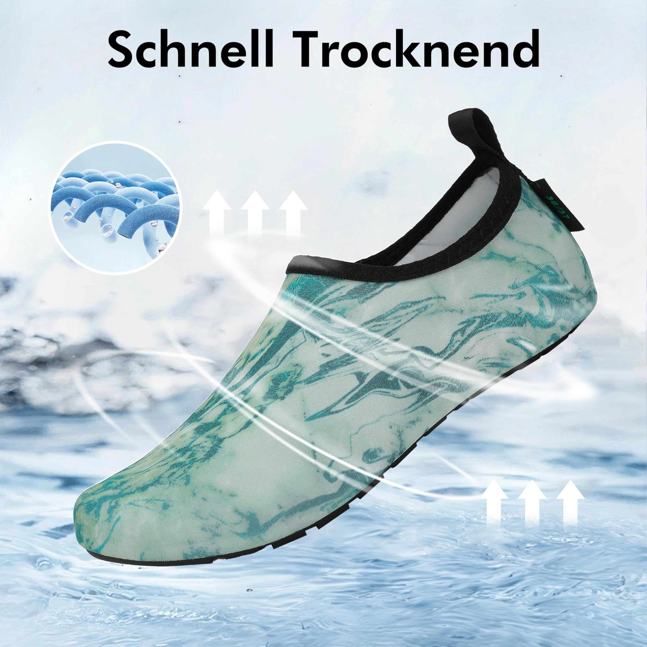 SAGUARO Scarpe da Scoglio Donna Uomo da Immersione Scarpette da Surf Water Shoes Barefoot per Bagno Spiaggia Mare Snorkel Yoga