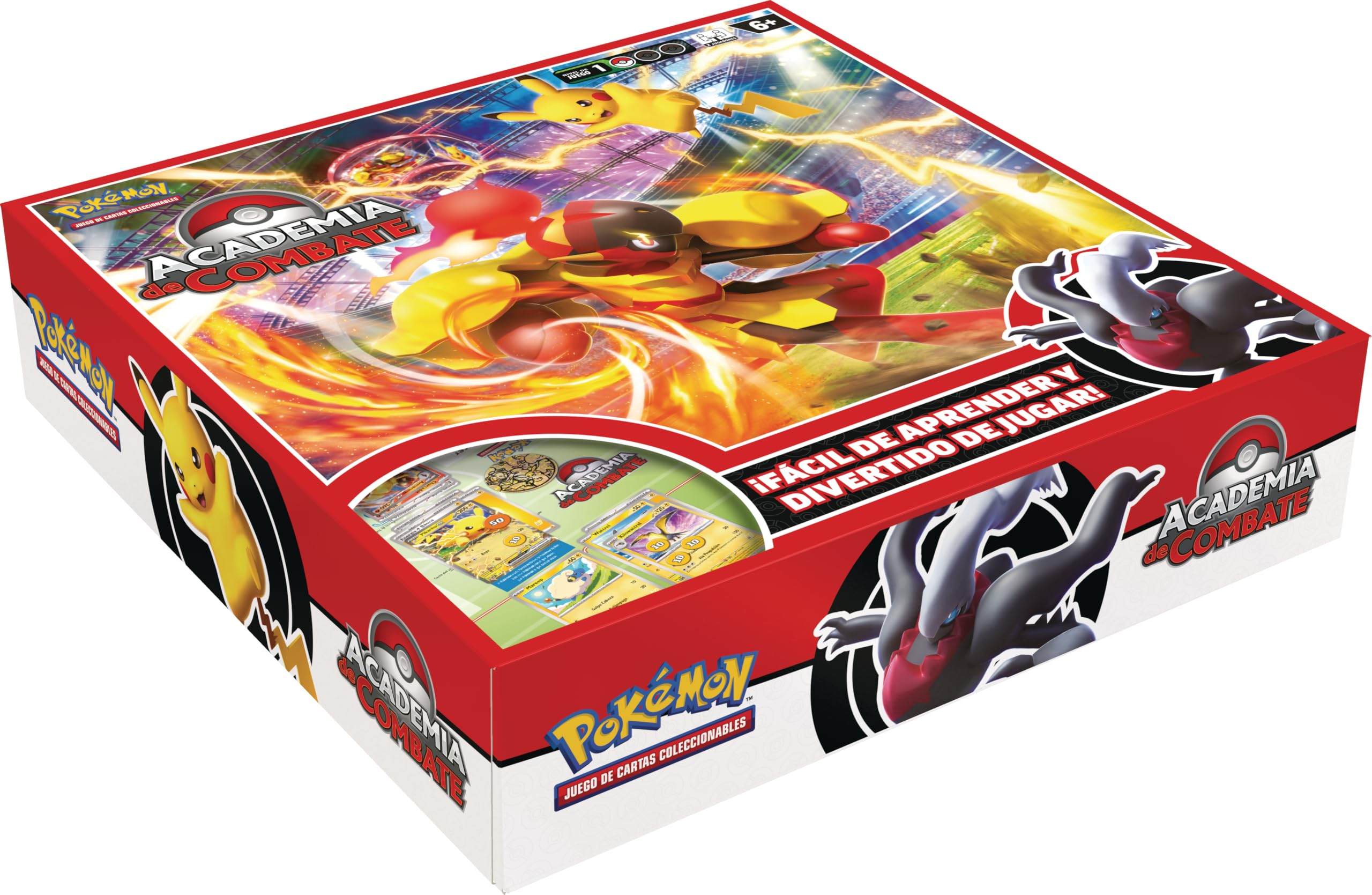 Pokémon Academia de Combate del Juego de Cartas Coleccionables Pokémon de JCC Pokémon 2024 (Pikachu, Armarouge y Darkrai)