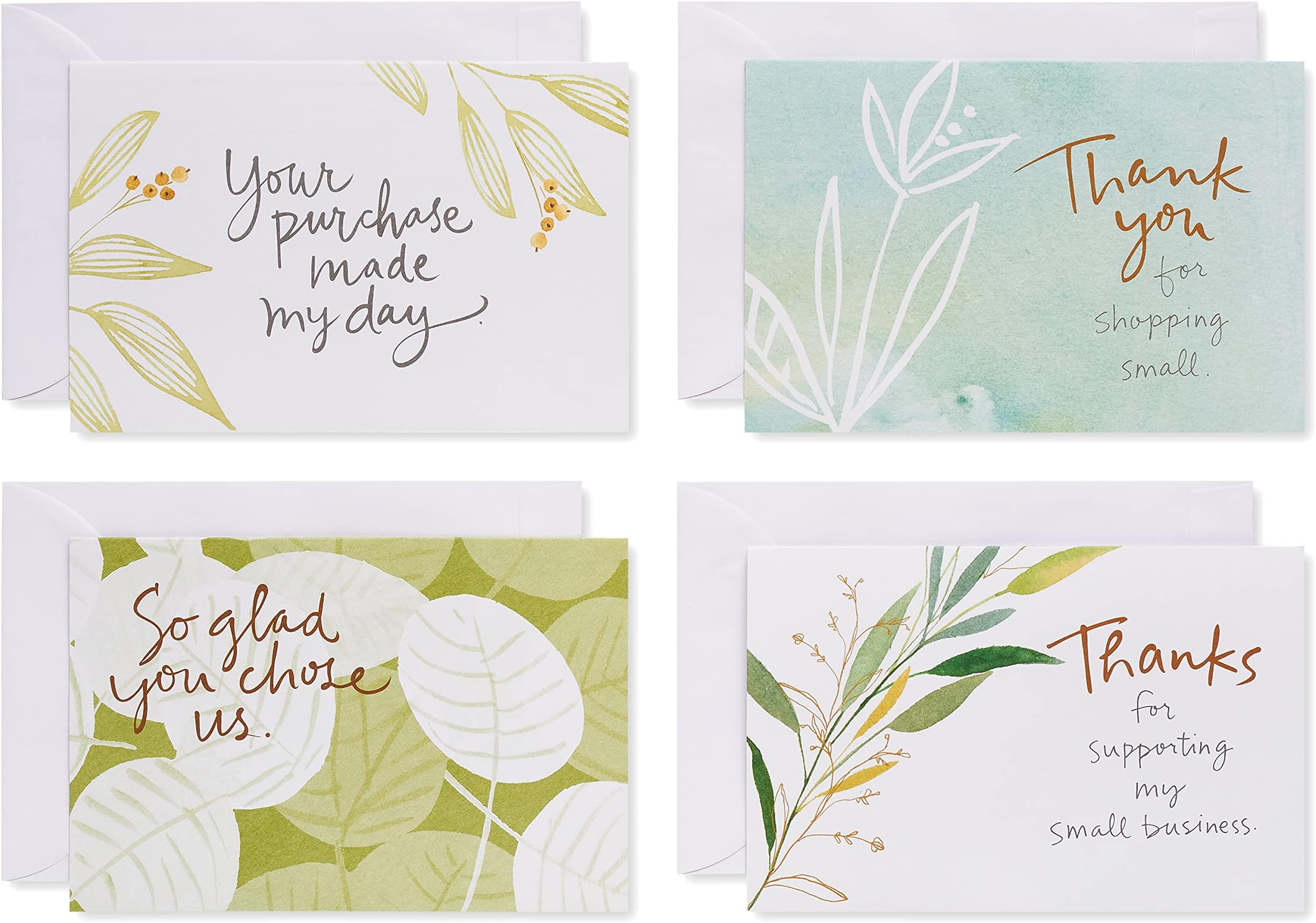 American Greetings Small Business Thank You Cards with Envelopes, Kathy Davis Designs (48-Count)