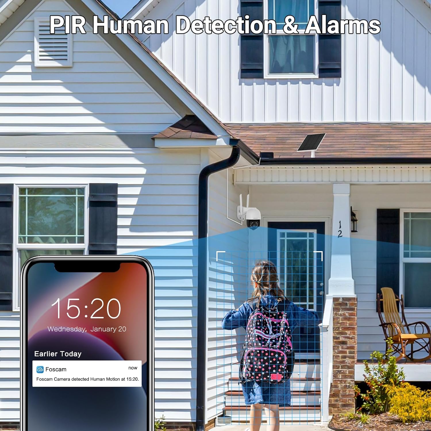 FOSCAM B4 PIR Human Detection and Alarms