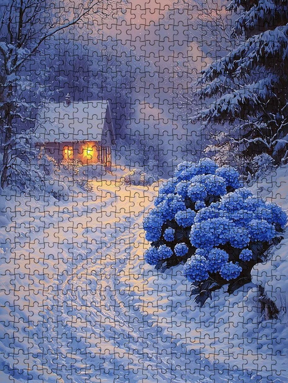 Puzzle 6000 sztuk, śnieżny las dla dorosłych 6000, drewniane puzzle, klasyczne gry edukacyjne, niemożliwe wyzwanie, gry i zajęcia rodzinne, prezent kreatywności DX0YL1989