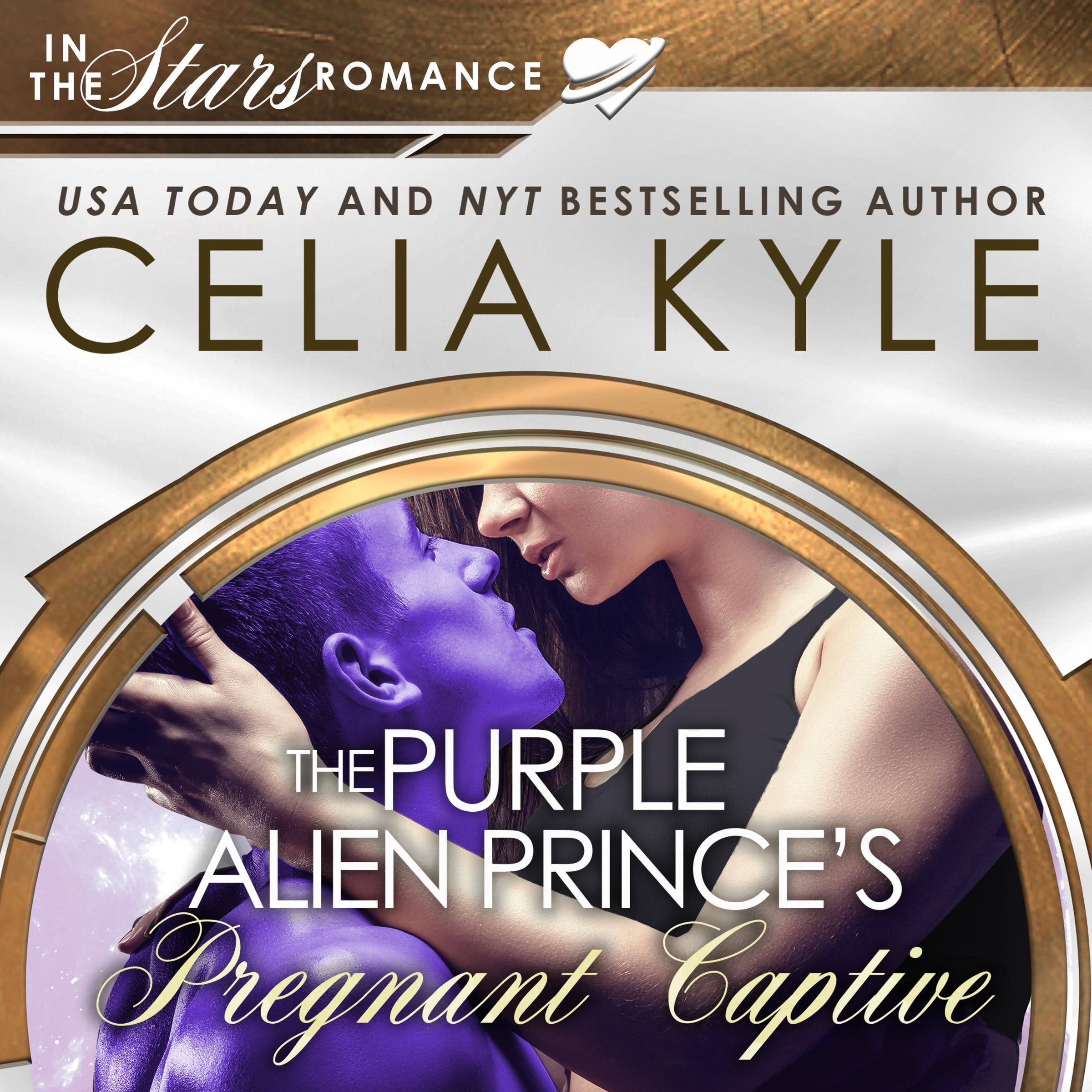 Cover art for The Purple Alien Prince's Pregnant Captive