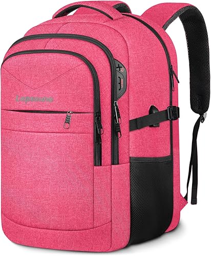Lapsouno TSA - Mochila de mano para mujer mochila para laptop mochila extra grande de 173 pulgadas mochila de viaje casual resistente al agua bolsa