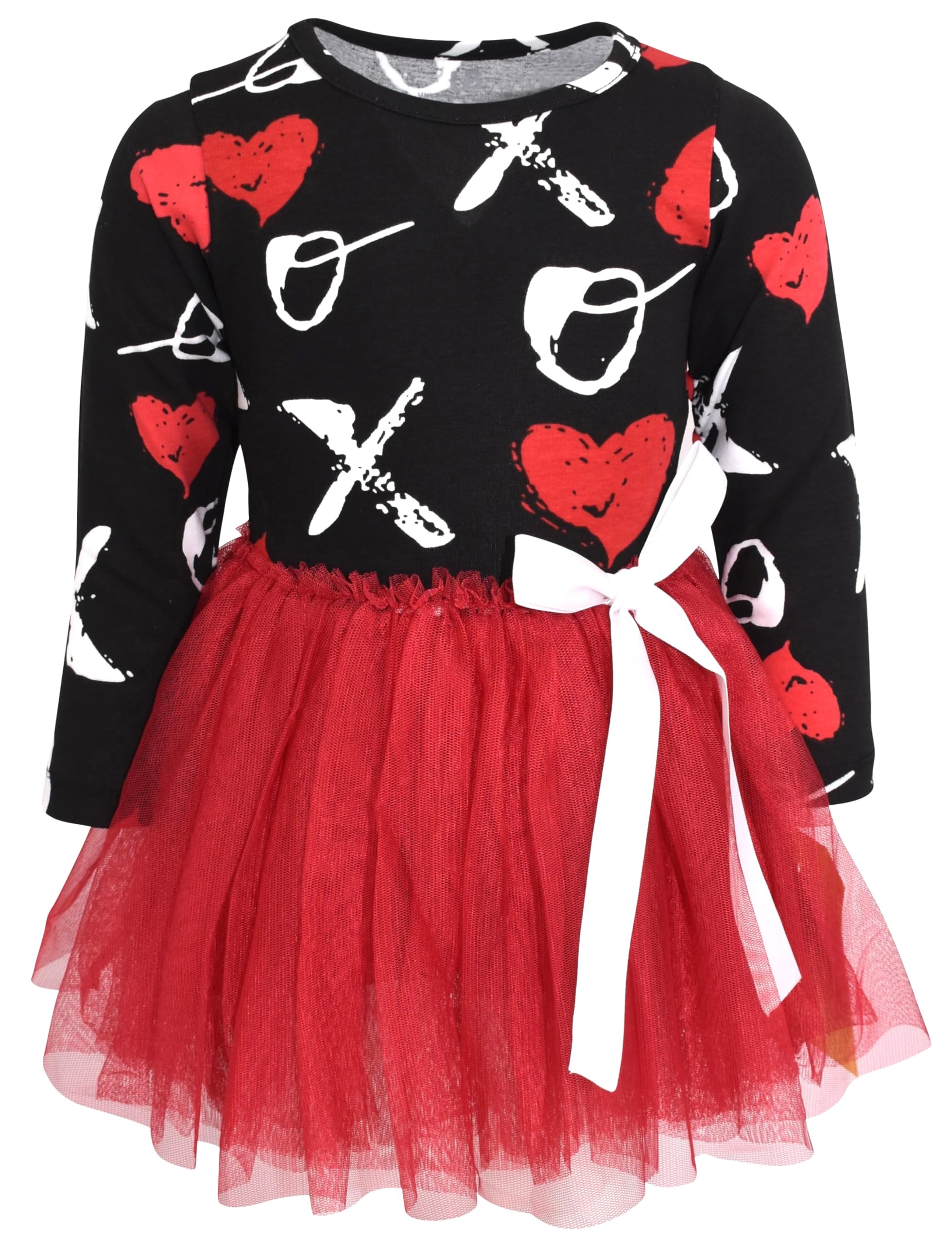 Girls Long Sleeve Tulle Tutu Dresses for Kid and Toddler