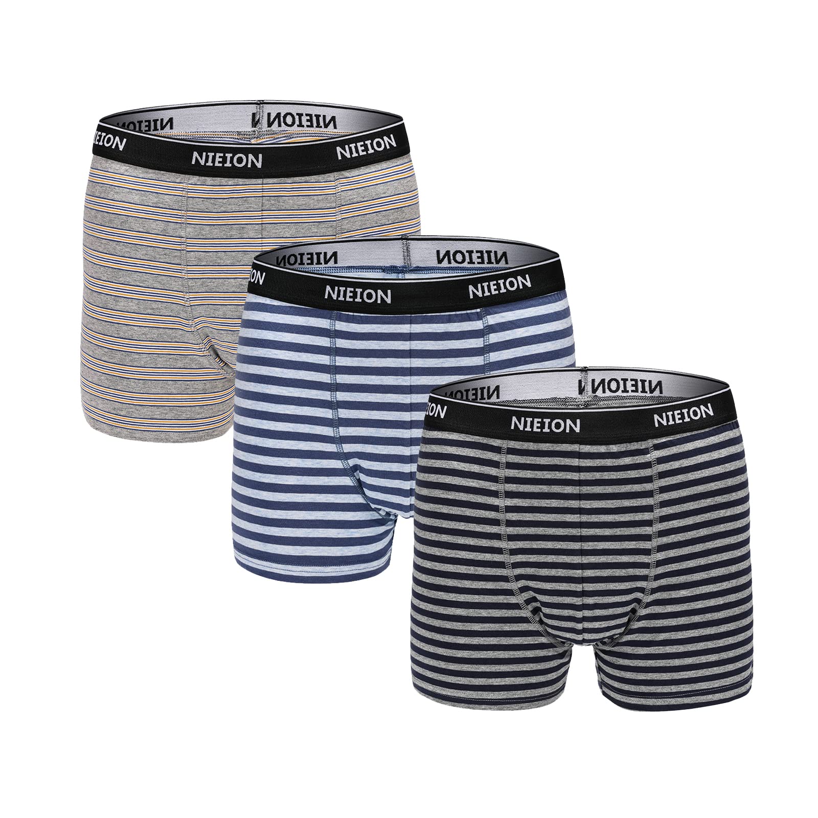 GruDawu Men's Stretch Cotton Trunk Underwear Low Rise Boxer Brief No