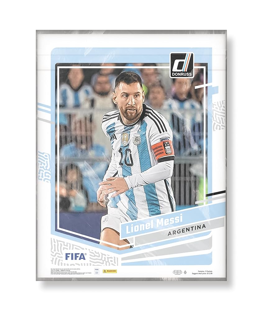 Lionel Messi donruss Canvas /49 貴重 Lionel Messi 2023 Donruss #1 Blue /49 Price Guide - Sports