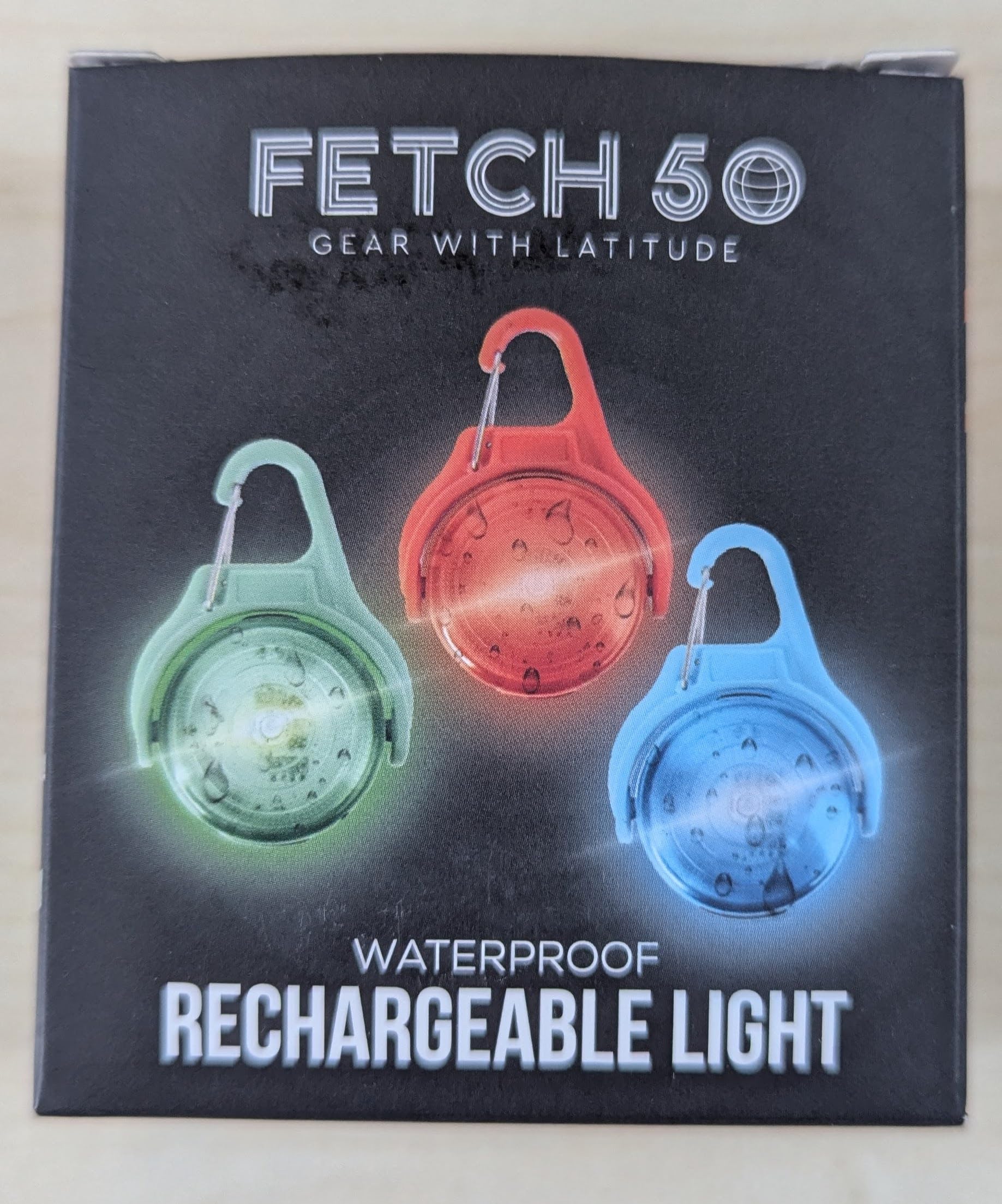 Lampe stroboscopique étanche rechargeable pour activités de plein air (vert)