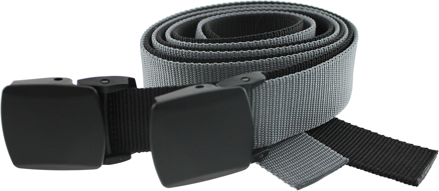 Thomas Bates Metal Free Web Belts 2-Packs