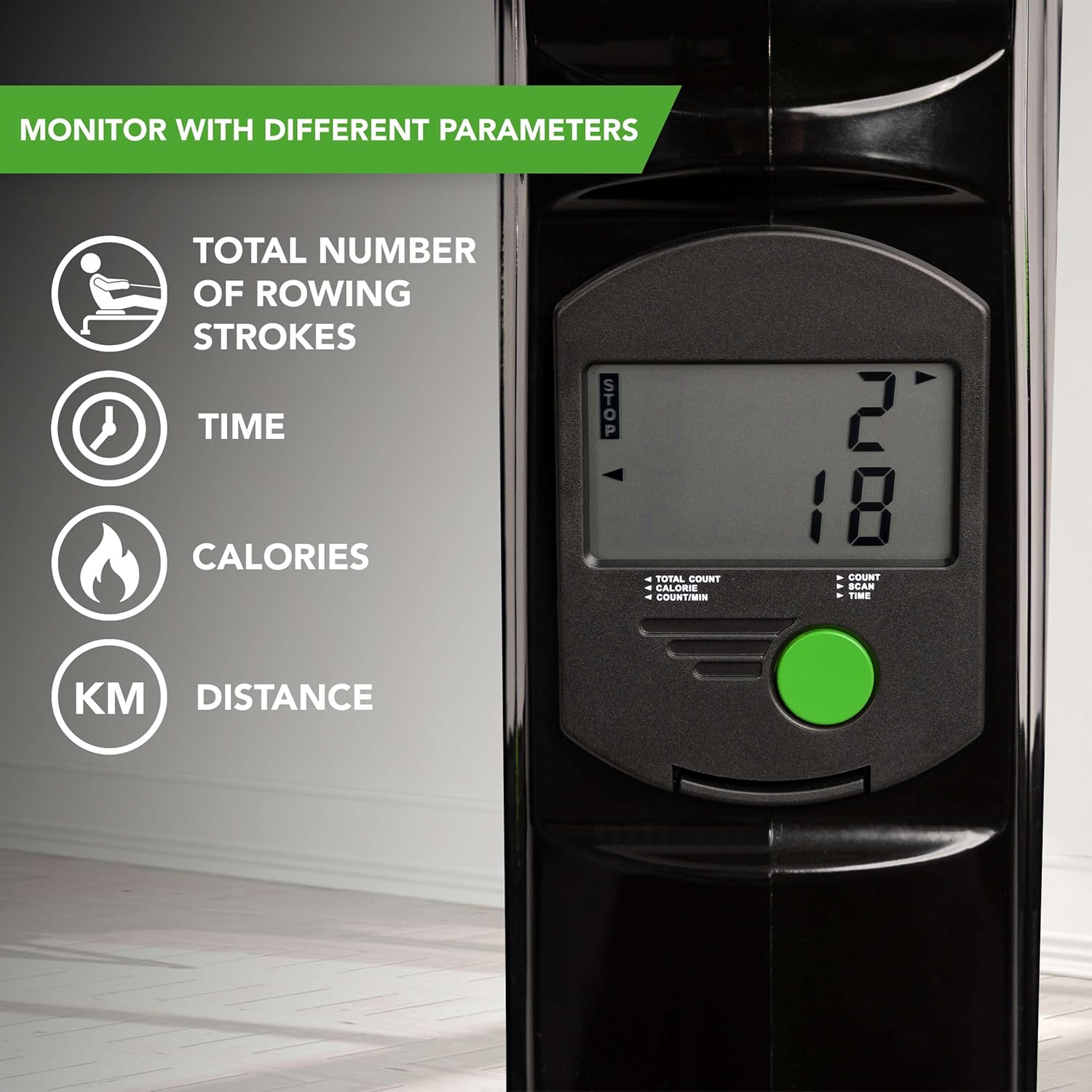 Tunturi Rower LCD Monitor Display