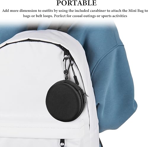 Miniatura 6 de Geekria Shield - Funda para auriculares compatible con Koss Porta Pro PP, Sony Xperia Ear Duo True, bolsa de transporte de viaje de repuesto (negro)