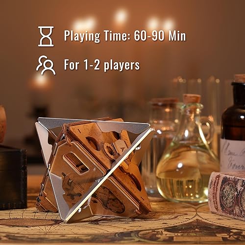 Miniatura 2 de Antigravedad - Juego de Escape Room - Caja de rompecabezas de madera - Rompecabezas de rompecabezas 3D - Caja del tesoro