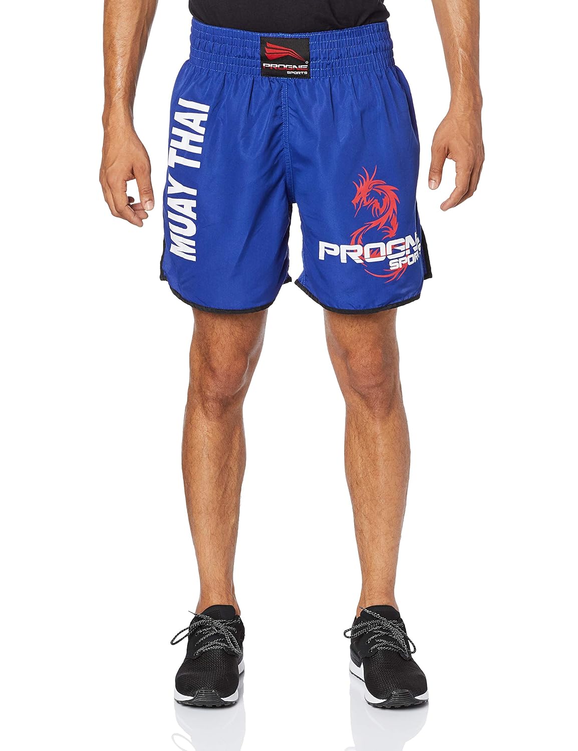 PROGNE SPORTS Muay Thai Calção Short de Treino, Masculino e Feminino