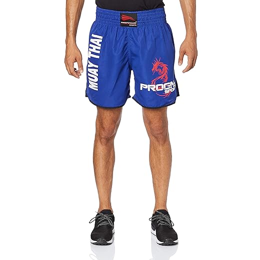PROGNE SPORTS Muay Thai Calção Short de Treino, Masculino e Feminino