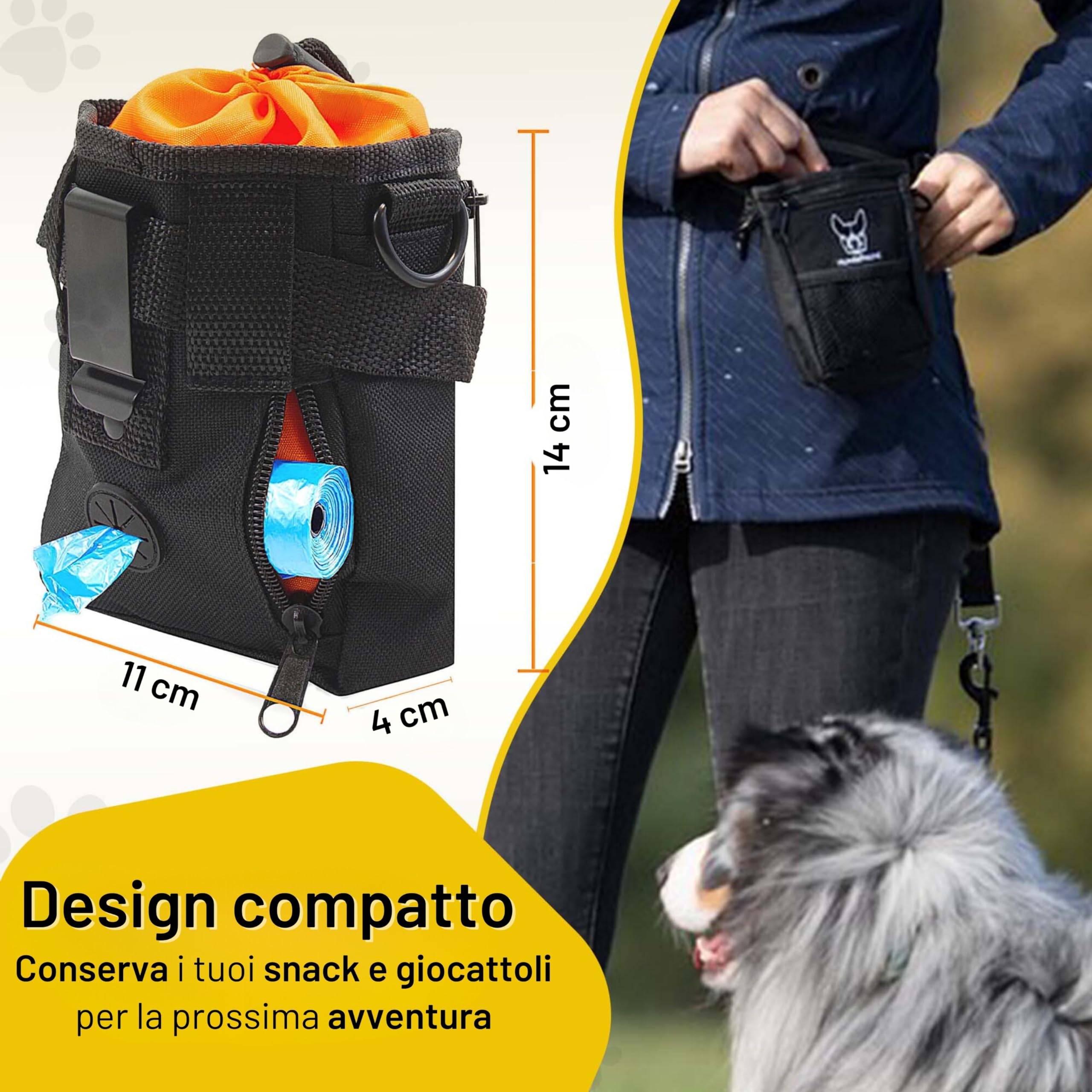 Hundefreund Borsa Addestramento Cane