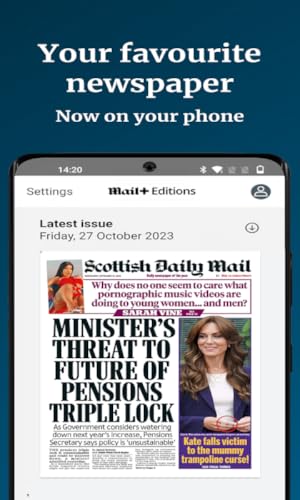 Scottish Daily Mail Newspaper