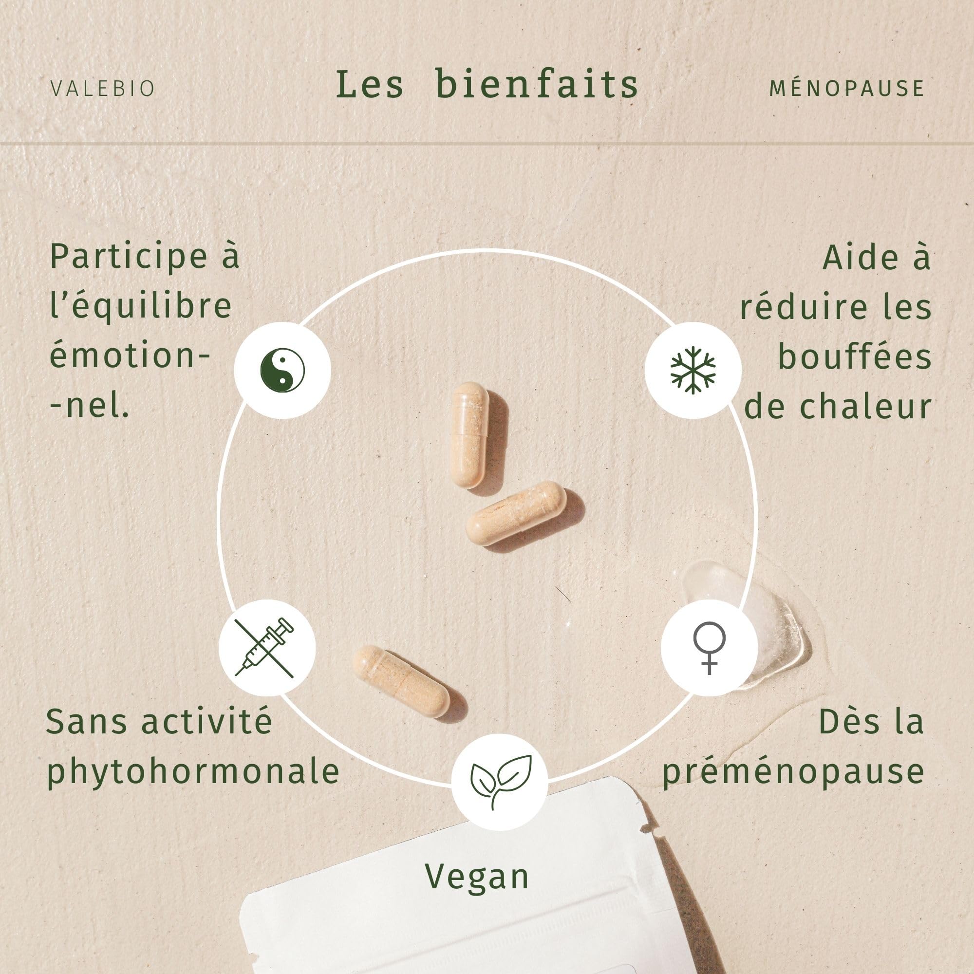 Duo anti-âge | Collagène marin + complexe ménopause | Cure 1 mois âge d'or anti rides & désagréments hormonaux | Valebio